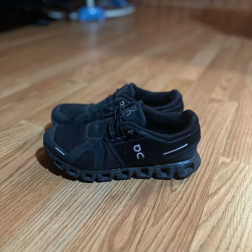 On Running Black and Gray Sneakers